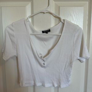 Topshop Cropped Tee